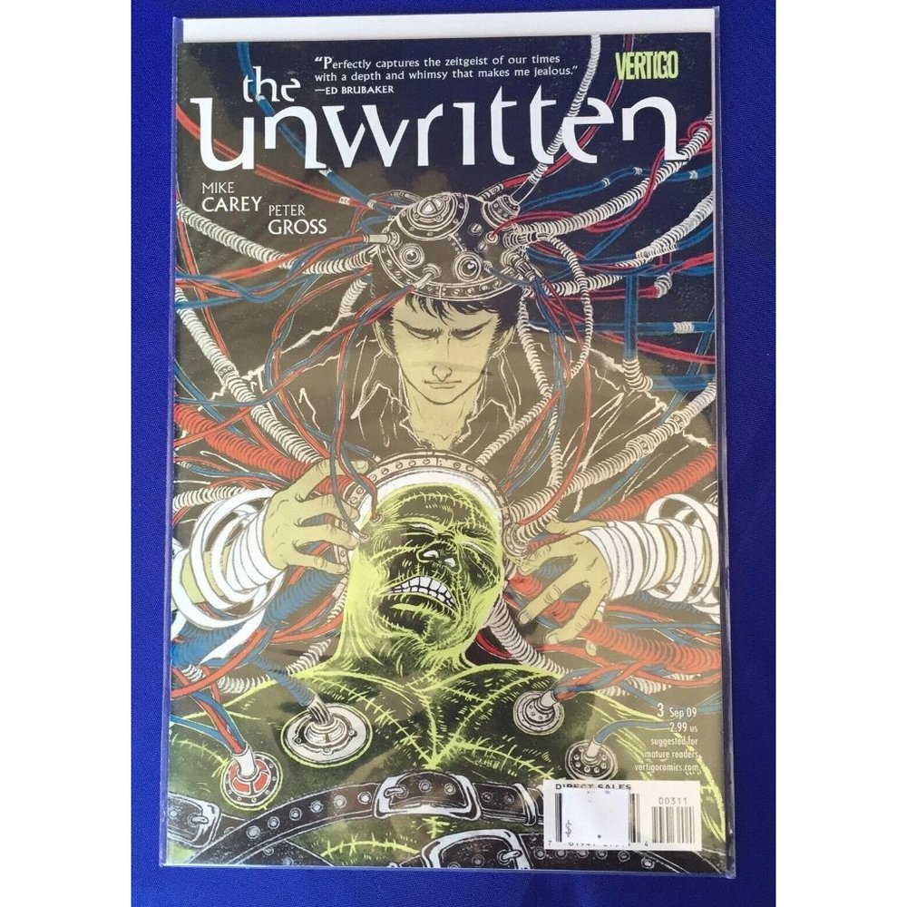 The Unwritten Numbers 1 2 3 Vertigo‎ Mike Carey Peter Gross 2009 Back Issues - Picture 2 of 10
